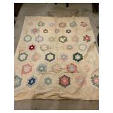 Hand sewn quilt- 65 x 79