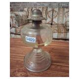Vintage Glass Kerosene Oil Hurricane Lamp no top