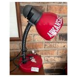 Arkansas Razorback table lamp