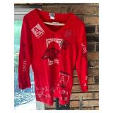 Arkansas Razorback Ladies Medium Long Sleeve