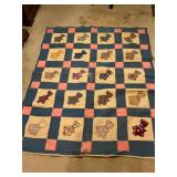 Hand sewn quilt- 62 x 75