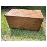 Wooden storage chest