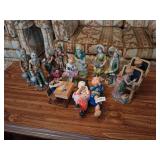 Large figurine lot various manufacture