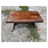 Wooden coffee table