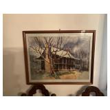Framed House with Trees