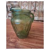Anchor Hocking Avocado Green Pitcher