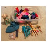 Vintage dolls and clothes