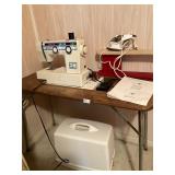 Necchi sewing machine, table and case