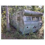 Huge vintage Franklin bumper pull camper