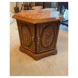 Octagon Wooden End Table