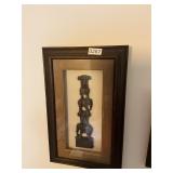 Framed Elephant Shadow Box