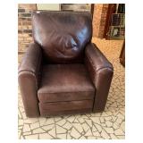 Leather like recliner.  See all pics