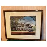 Framed Rose Inn picture 24 x 30