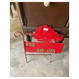 Razorback metal yard sign With names