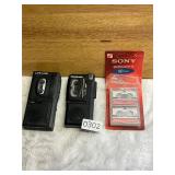 2- Mini Casssette recorders and tapes