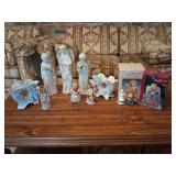 Large angelic figurine lot
