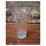 beautiful lead crystal style clear vase