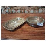 Glass / copper serving dishes