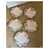 5- desert Rose plates