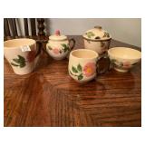 Franciscan Desert Rose cups, sugar- all