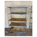 5 tier metal shelf - see leg