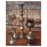 tall copper brass lot - made in india
