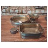 Brass Serving / deco lot