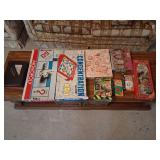Vtg No monocle Monopoly and other games