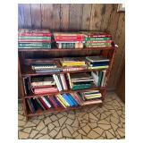 Cook books AND wooden Shelf