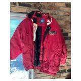Arkansas Razorback Large Hooded Jacket