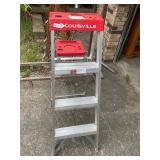 Red Louisville 4 ft ladder