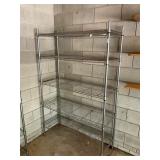 5 tier chrome metal rack