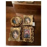 4- vintage photo frames and pictures