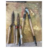3- snips/ pruners/ loppers