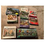 9- assorted puzzles