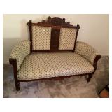 Antique love seat
