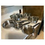 Range Craft stainless pots and pans