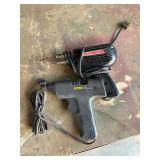 Weller soldering gun and Stanley glue gun