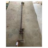 Red handle 4 ft bar clamp