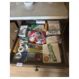Drawer of first aid