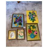 Vintage stitched pictures