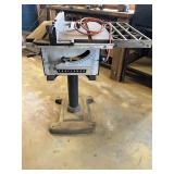 Craftsman table saw with heavy base