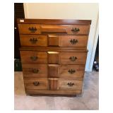 Heavy wooden chest drawers