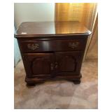 Dark wood, Ethan Allen nightstand
