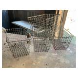 4- Kaspar Wire Works metal baskets