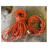 2- orange extension cords
