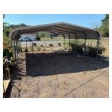 18 x 20 x 8 ft double carport