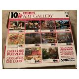10- Deluxe Art Gallery Puzzles - 5600 pieces