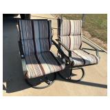 2- swivel patio rockers