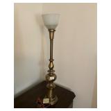 Glass globe lamp